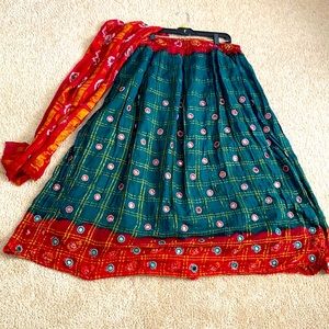 For kids size 12-14 or small size for women’s !! Georgette Chaniyo and dupatta